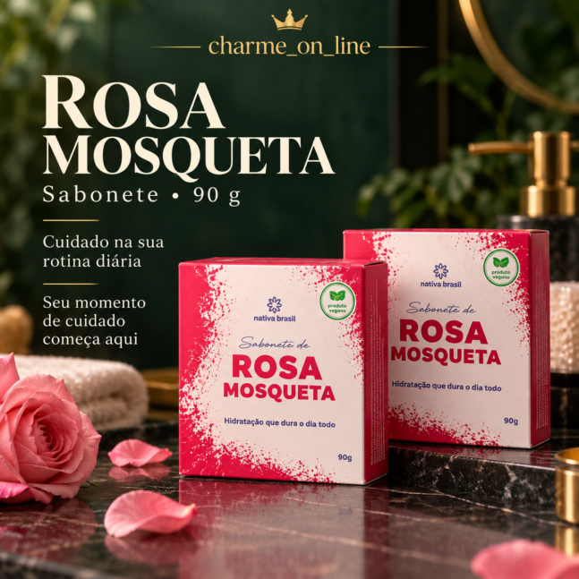 Sabonete Rosa Mosqueta