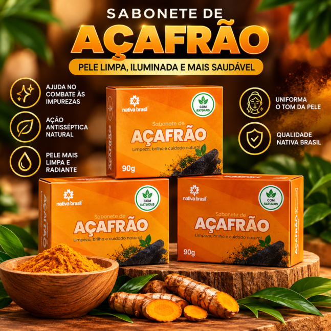 Sabonete de Açafrão